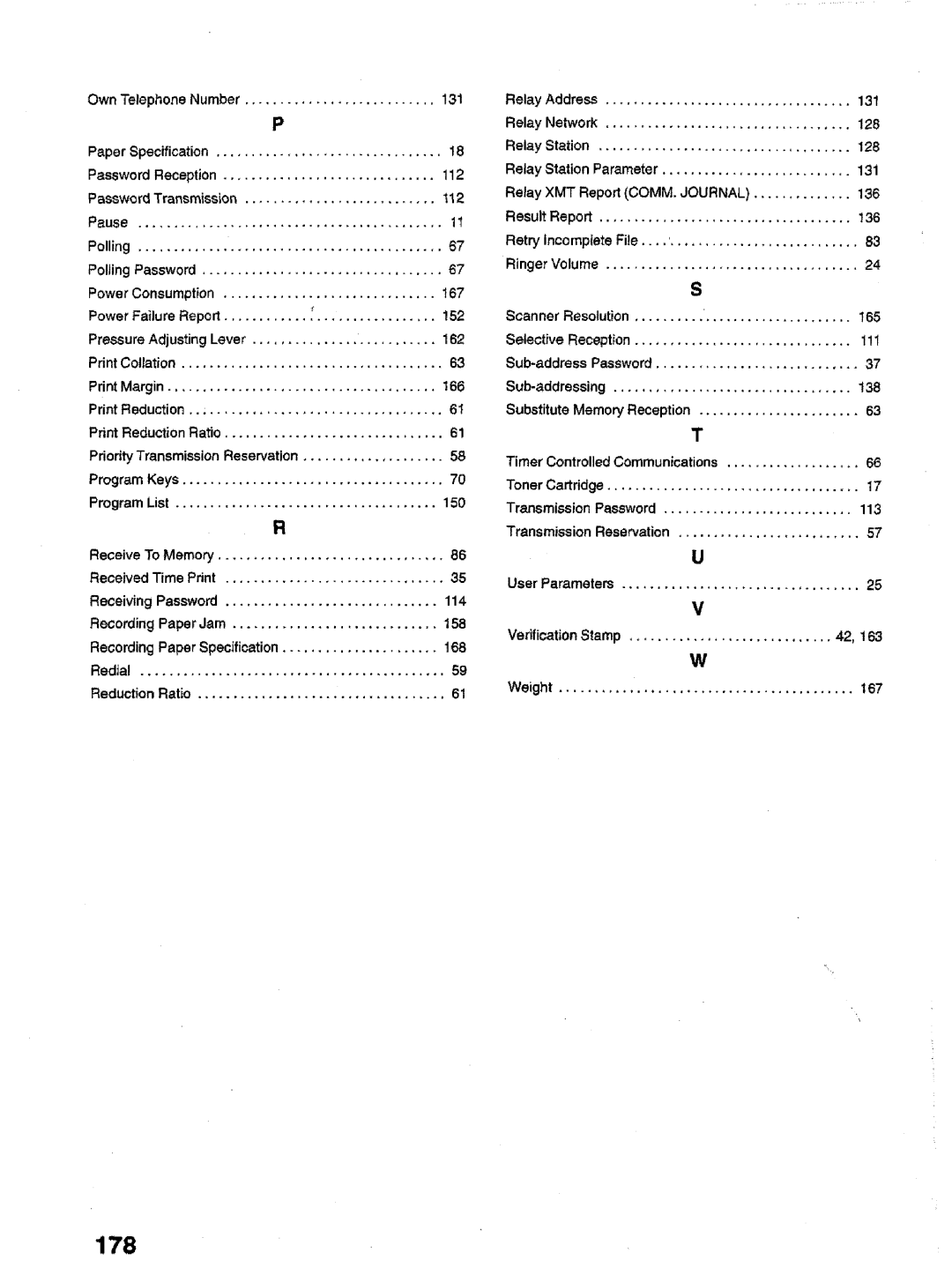 Panasonic UF-770 manual 178, Report 