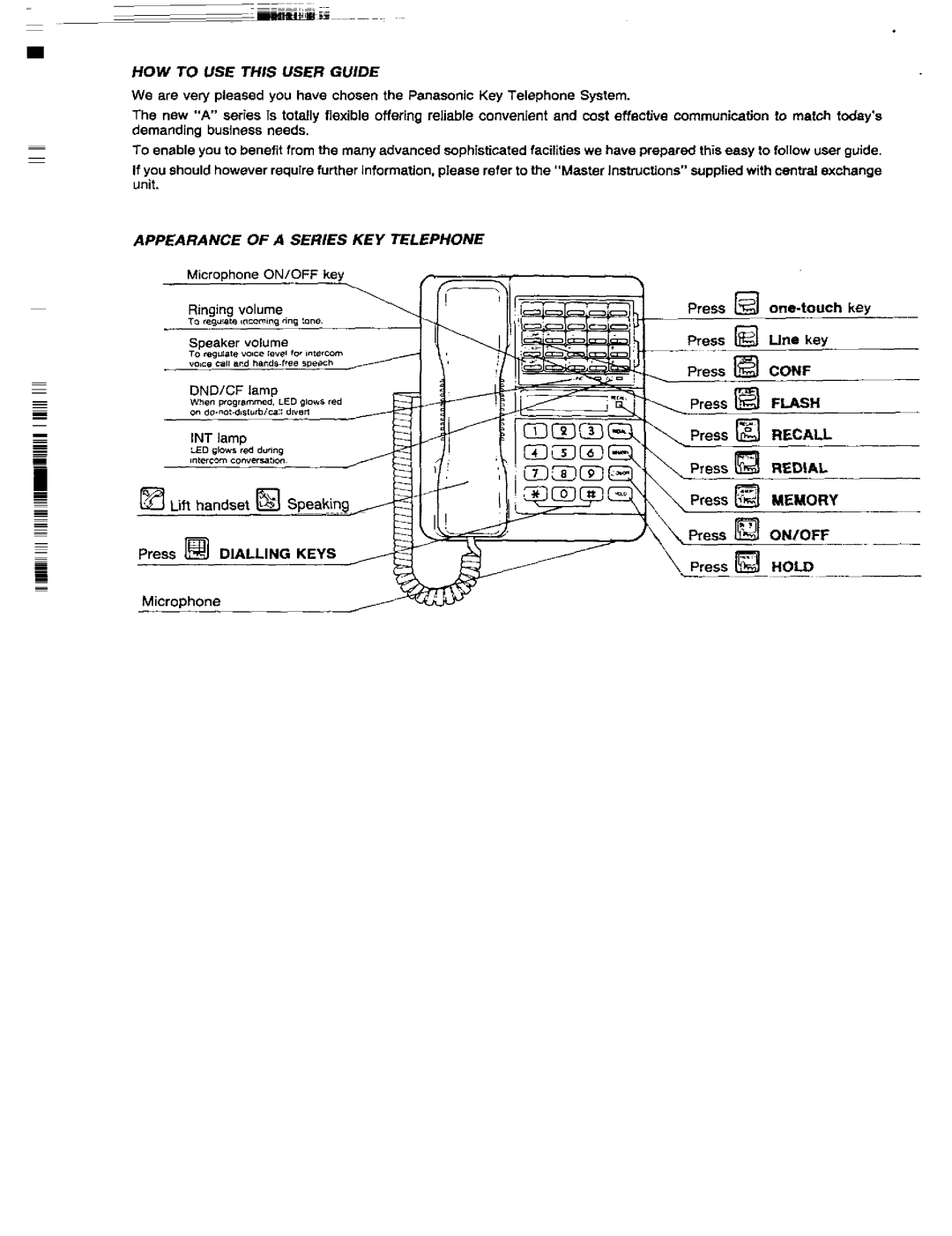 Panasonic VA-309UK manual 