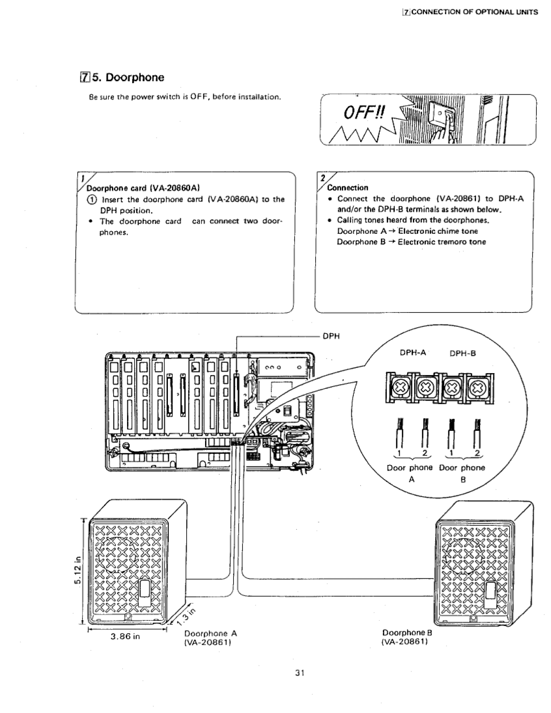 Panasonic VA-412 manual 