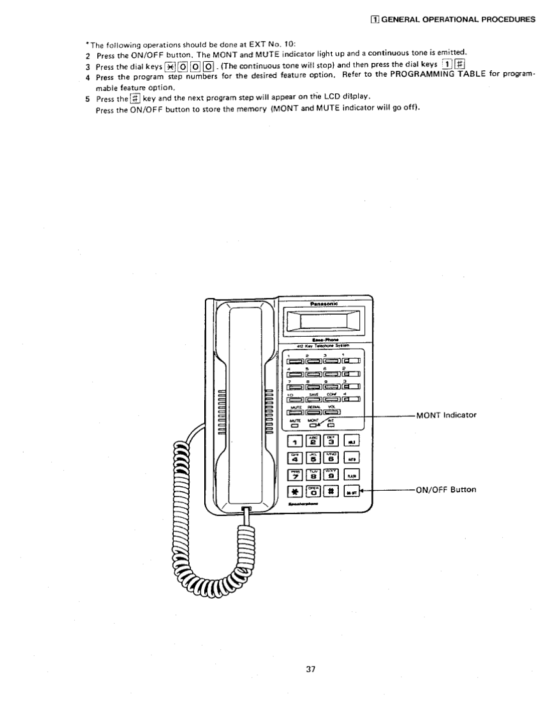 Panasonic VA-412 manual 