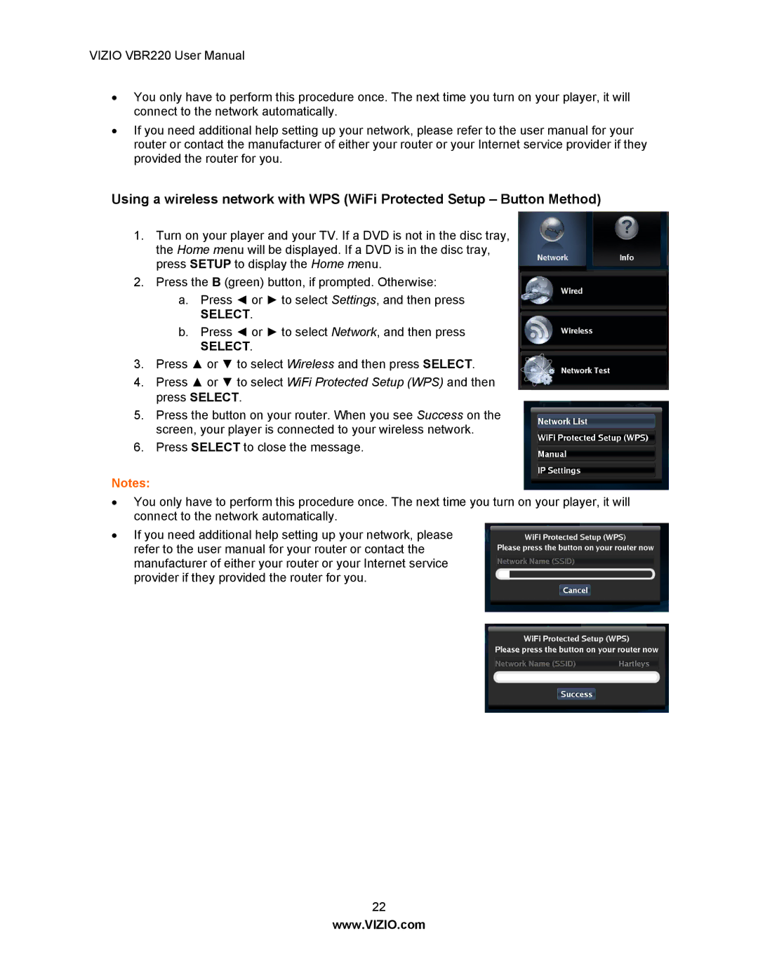 Panasonic VBR220 user manual Select 