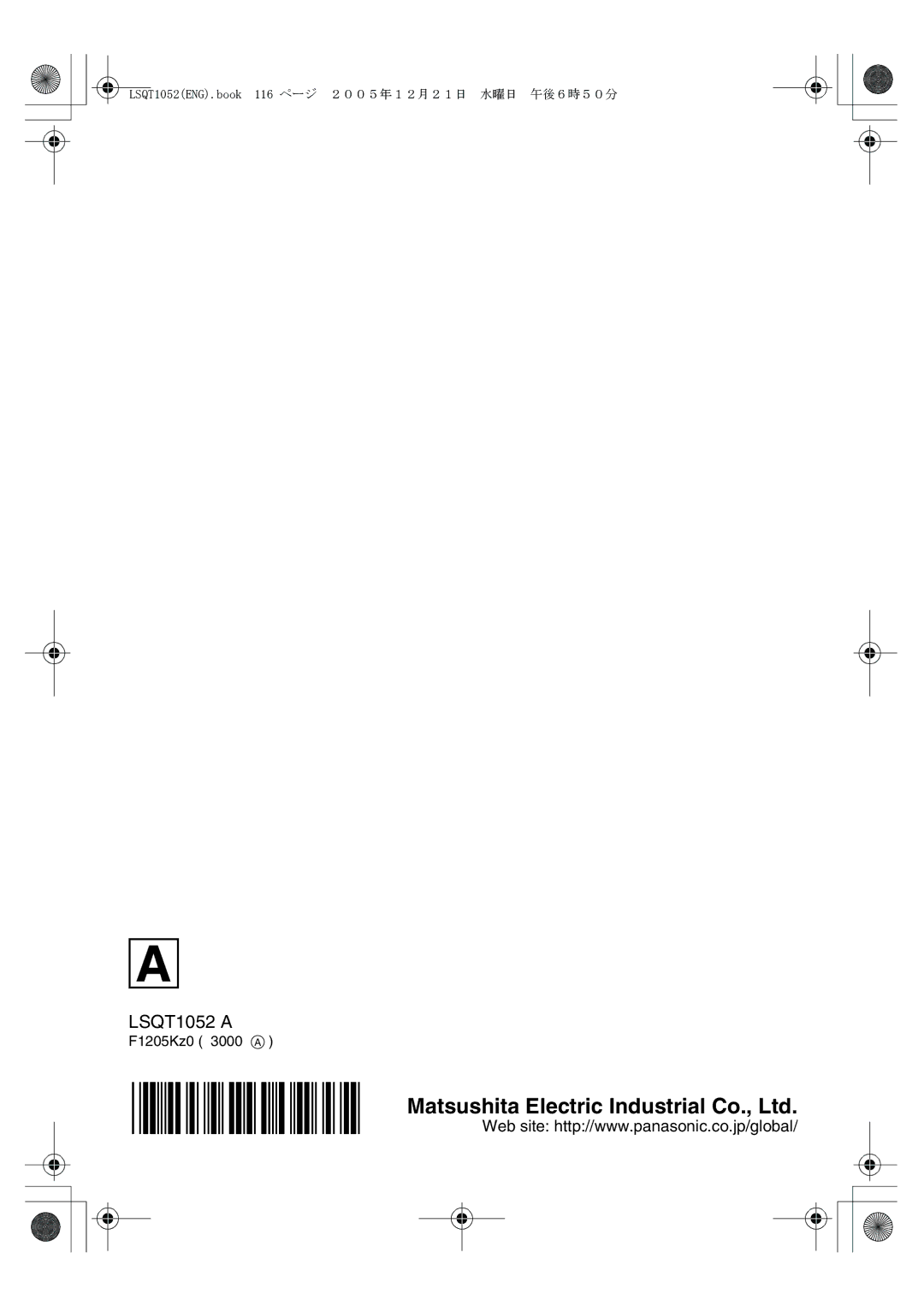 Panasonic VDR-D150GN operating instructions LSQT1052 a 