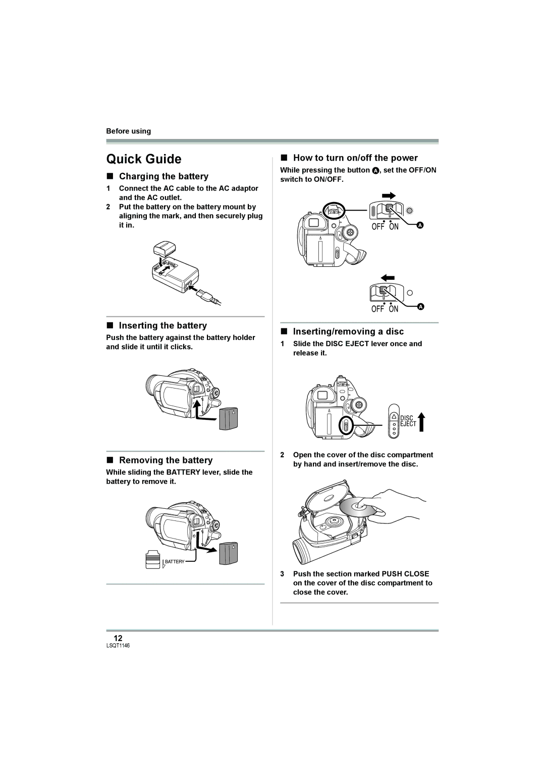 Panasonic VDR-D220 operating instructions Quick Guide 