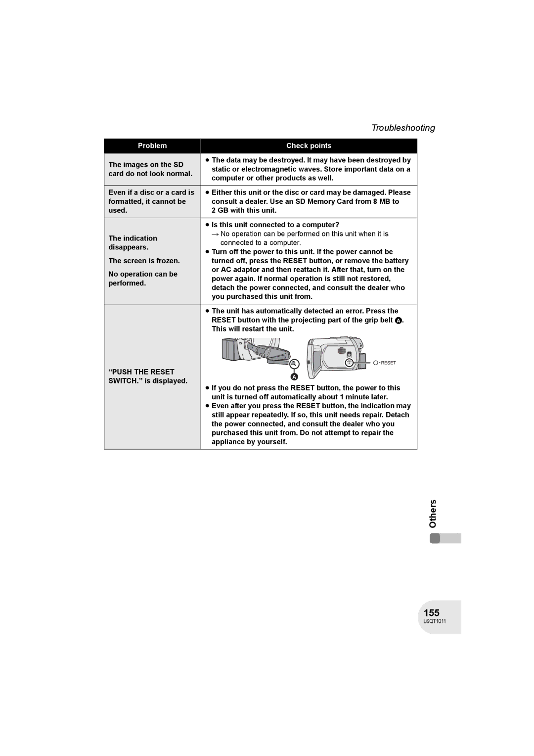 Panasonic VDR-D300 operating instructions 155 