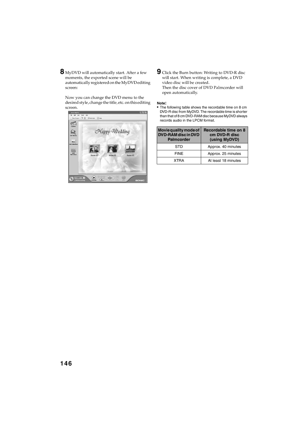 Panasonic VDR-M30PP operating instructions 146 