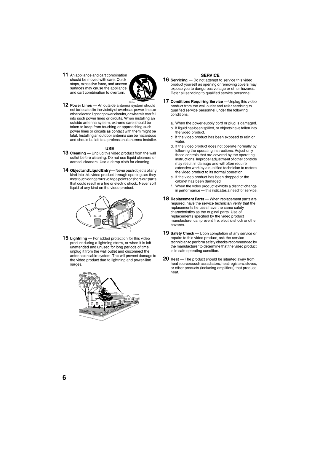 Panasonic VDR-M30PP operating instructions Use 