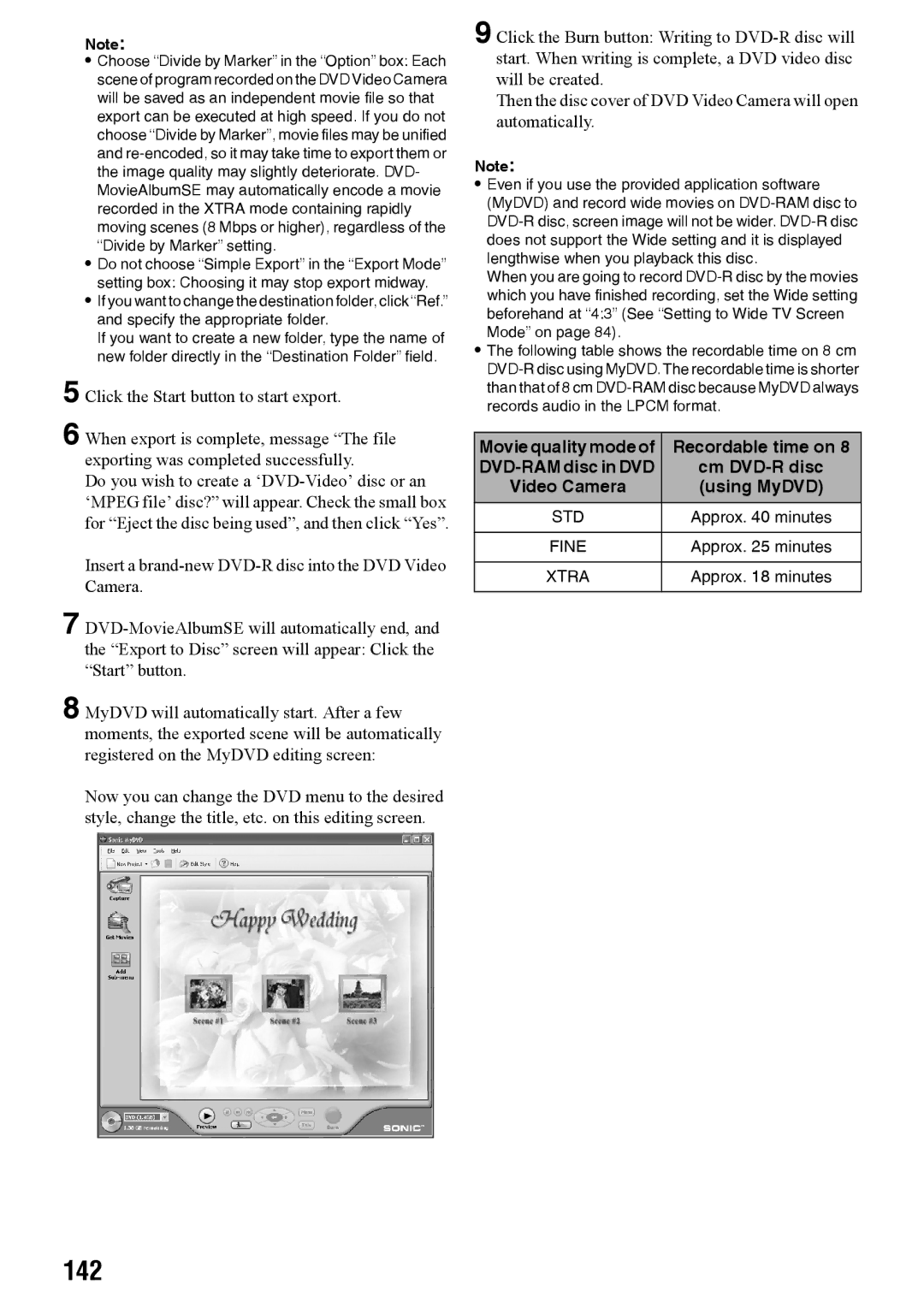 Panasonic VDR-M50PP, VDR-M70PP operating instructions 142 