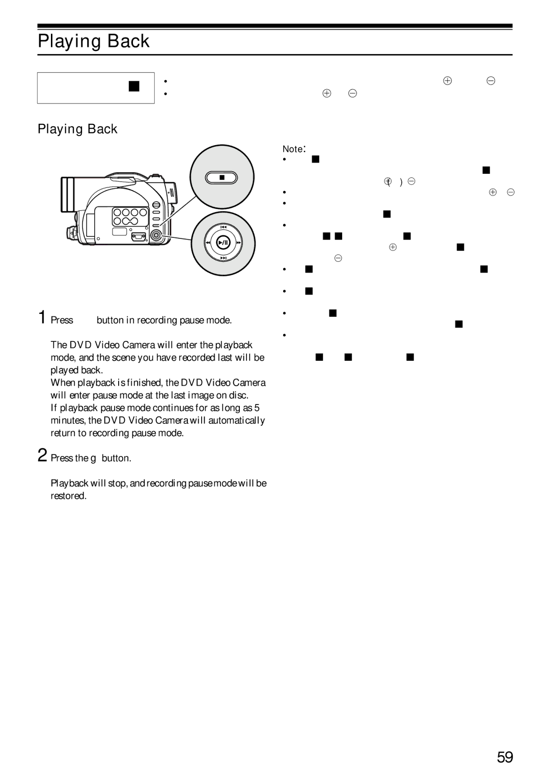 Panasonic VDR-M70PP, VDR-M50PP operating instructions Playing Back 