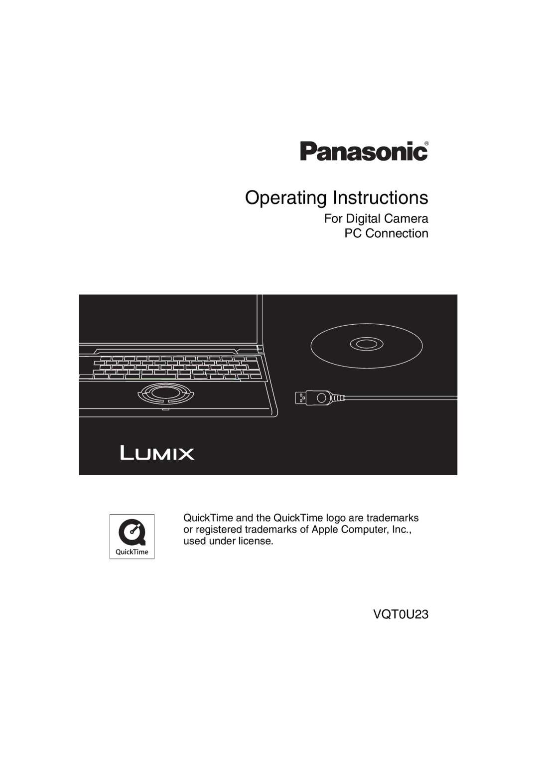 Panasonic VQT0U23 operating instructions Operating Instructions 