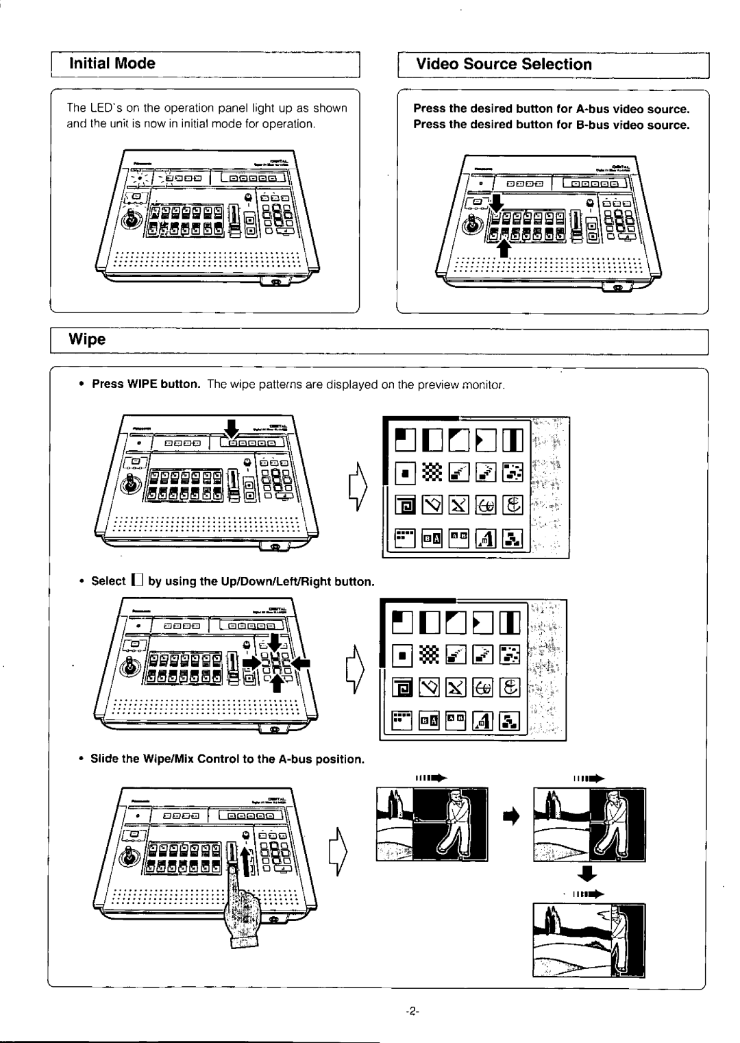 Panasonic WJ-AVE55 manual 