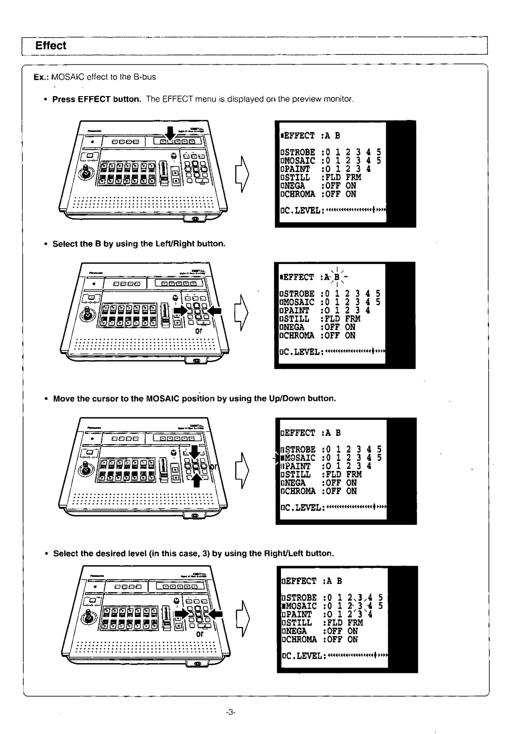 Panasonic WJ-AVE55 manual 