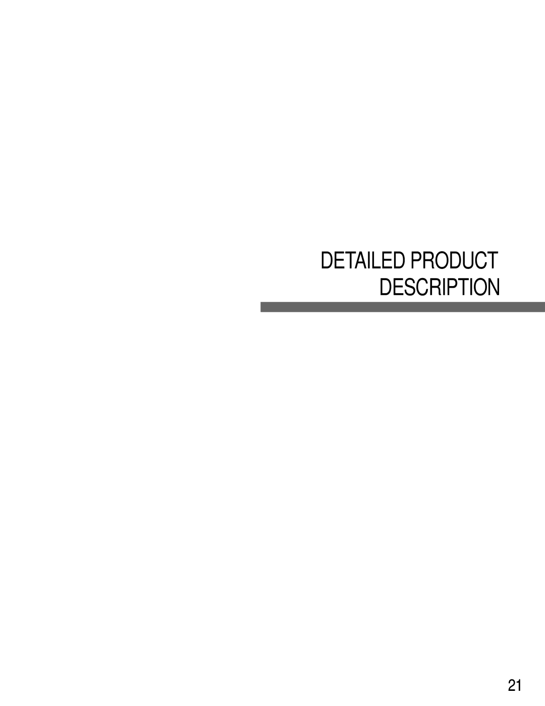 Panasonic WJ-MPU955A manual Detailed Product Description 