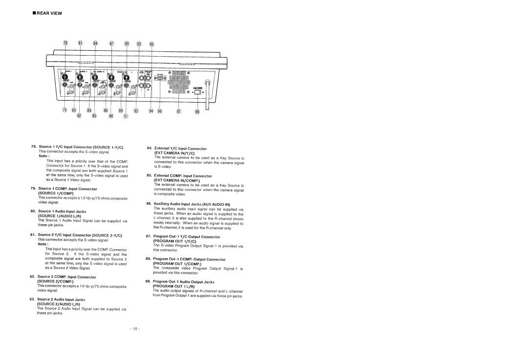 Panasonic WJ-MX30 manual 