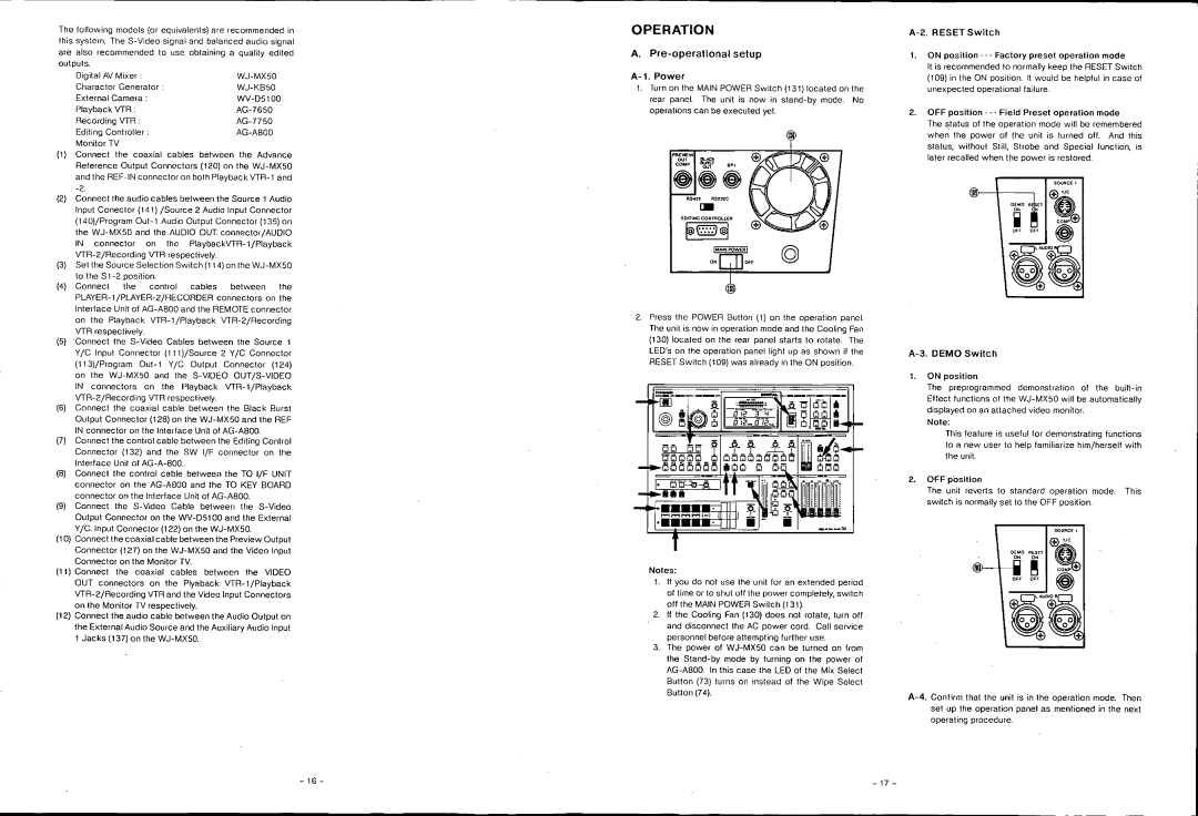 Panasonic WJ-MX50 manual 