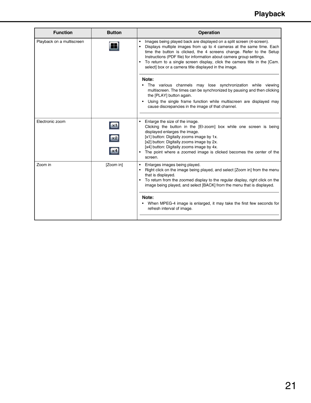 Panasonic WJ-ND400 manual Playback 