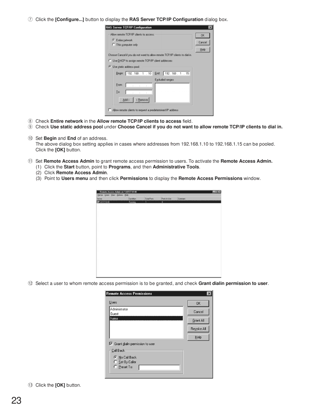 Panasonic WJ-NT104 operating instructions 