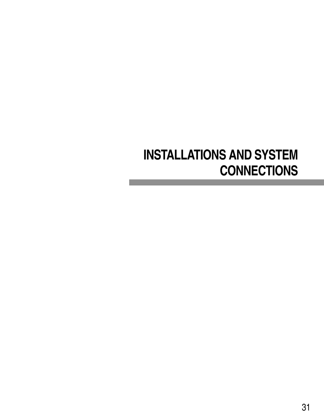 Panasonic WJ-SX150A manual Installations and System Connections 