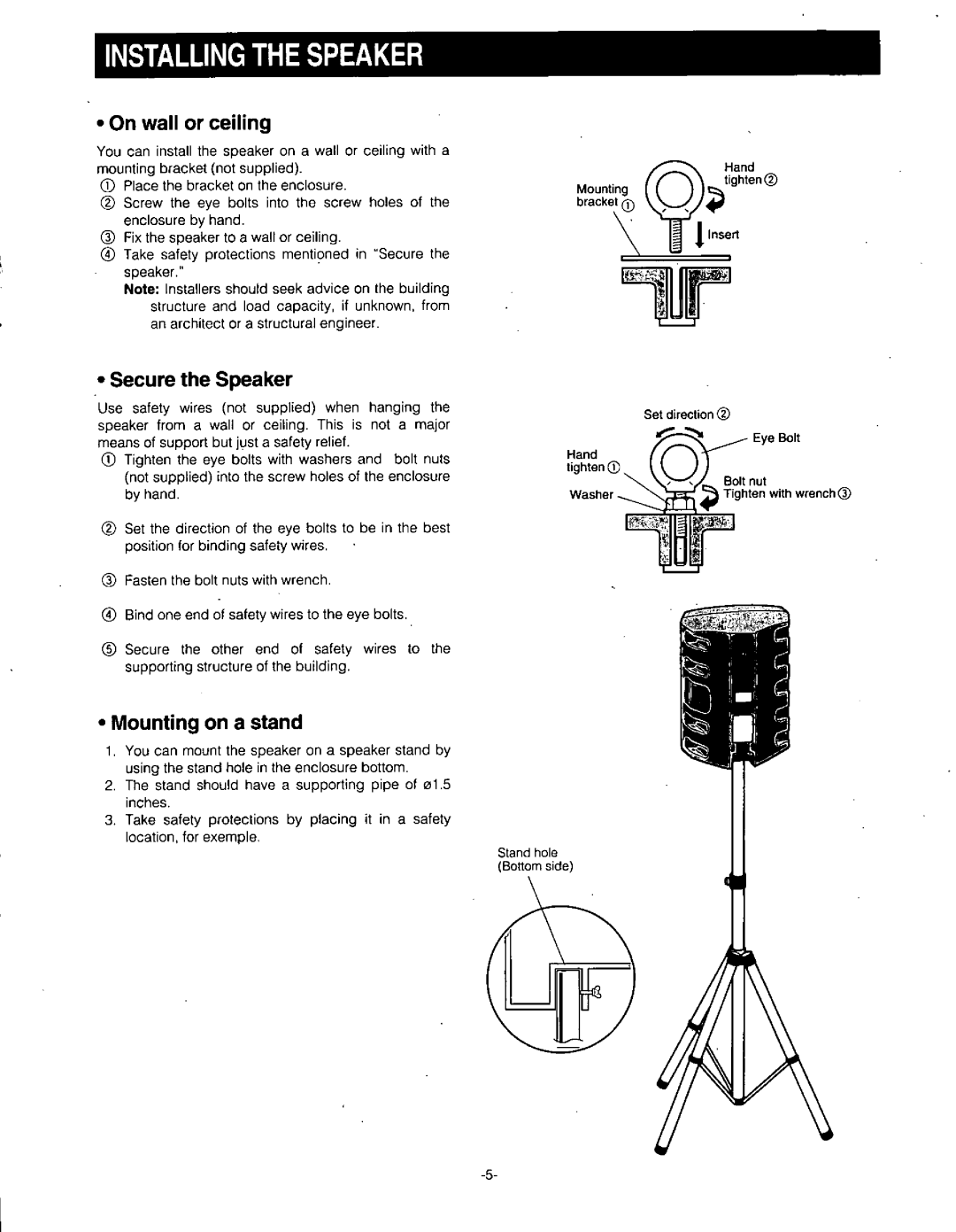 Panasonic WS-AT350, WS-AT300 manual 