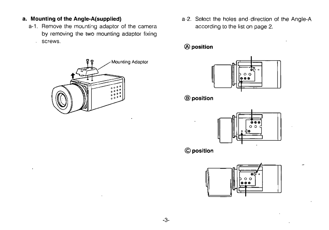 Panasonic WV-7110A manual 