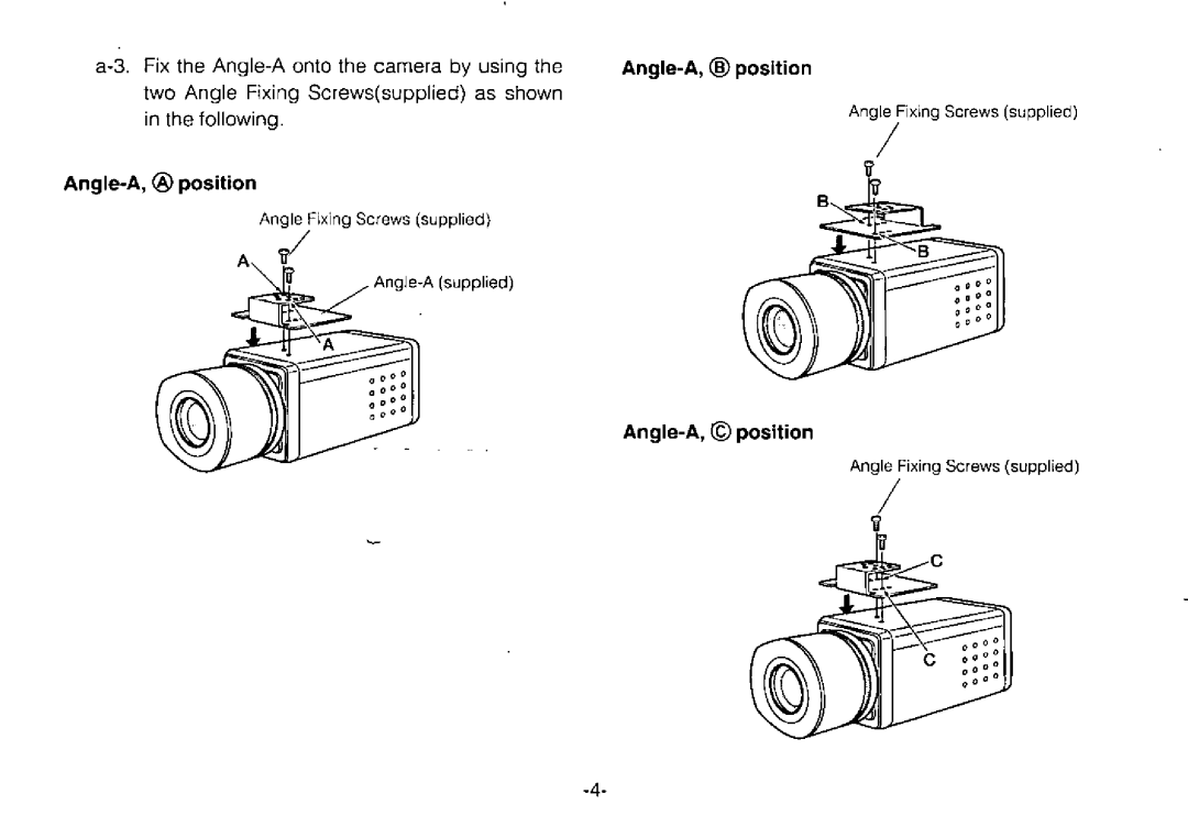 Panasonic WV-7110A manual 