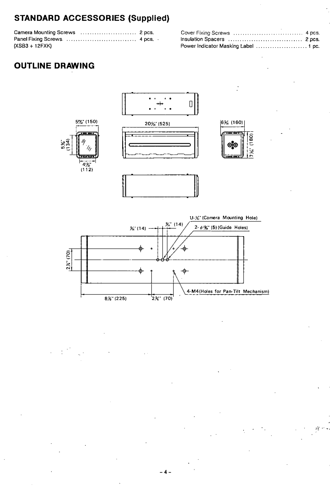 Panasonic WV-7130D manual 