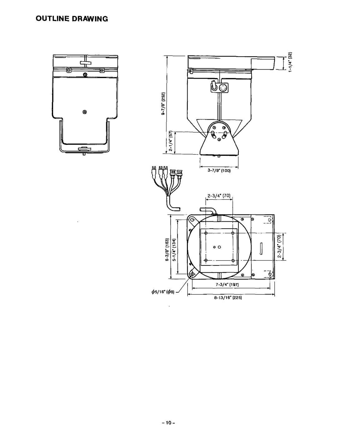 Panasonic WV-7230D manual 