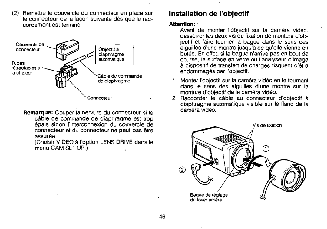 Panasonic WV-BL730 manual 