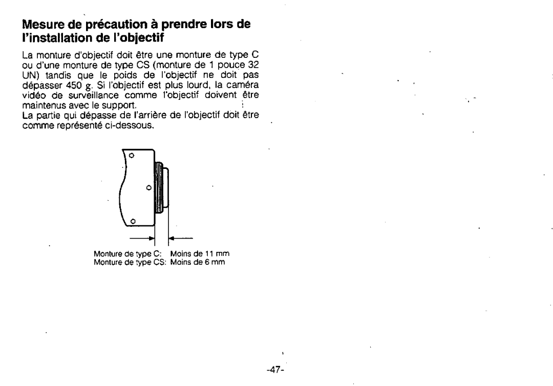 Panasonic WV-BL730 manual 