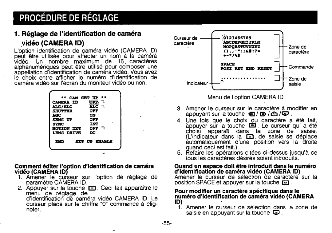 Panasonic WV-BL730 manual 