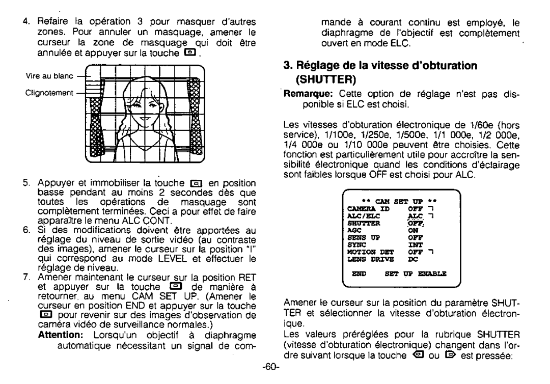 Panasonic WV-BL730 manual 