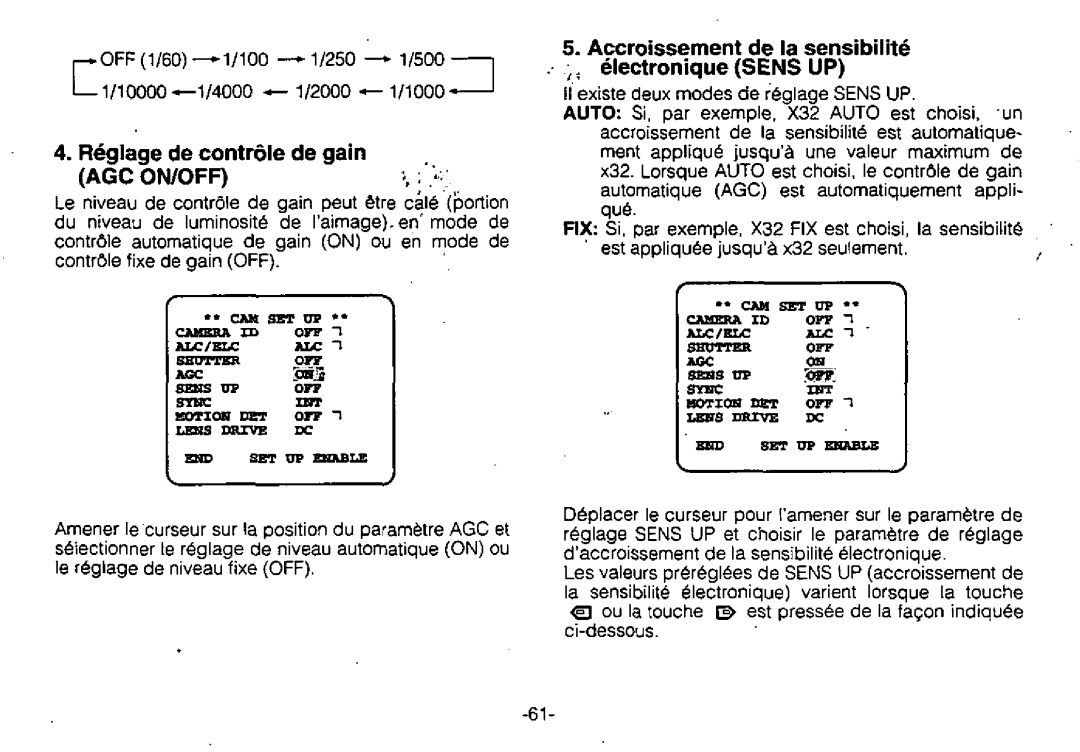 Panasonic WV-BL730 manual 