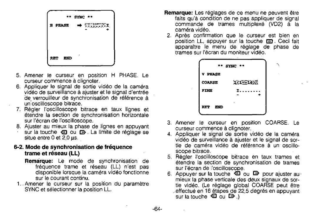 Panasonic WV-BL730 manual 