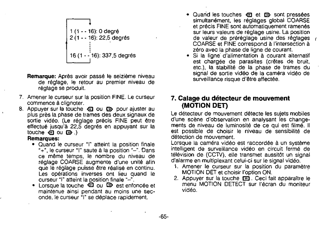 Panasonic WV-BL730 manual 