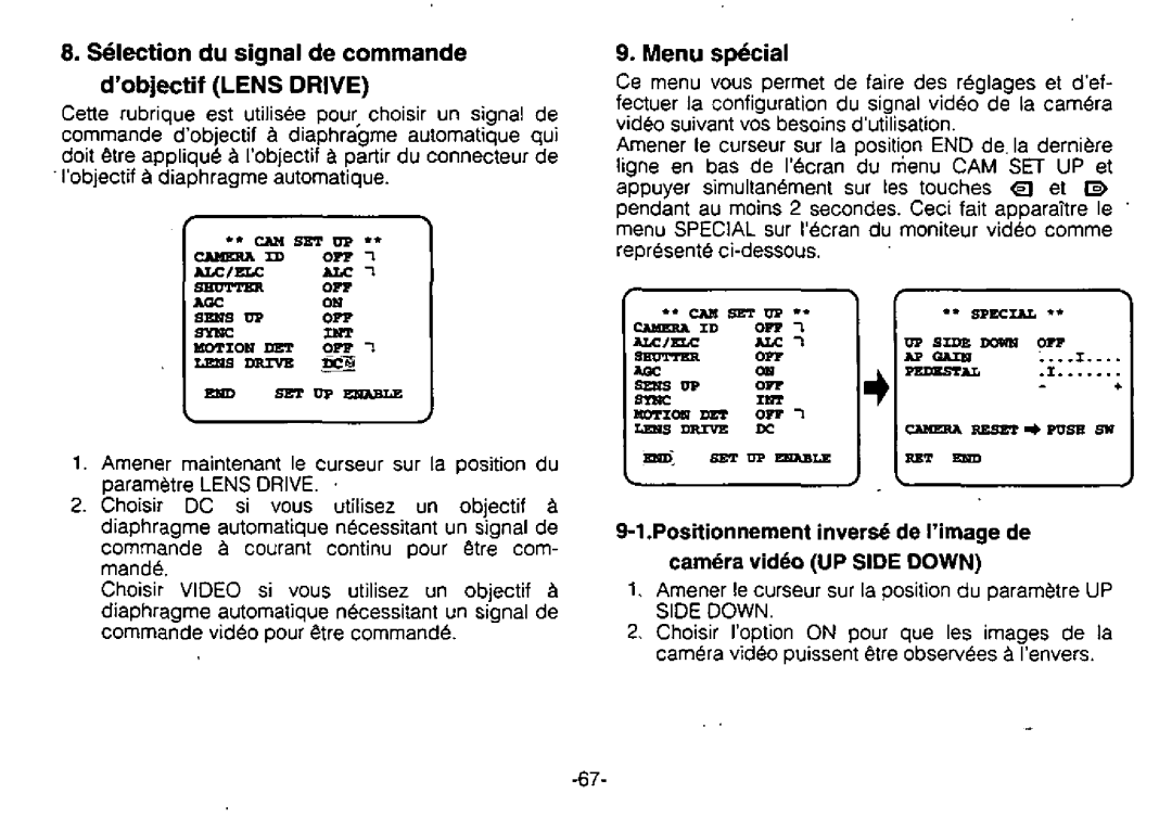 Panasonic WV-BL730 manual 