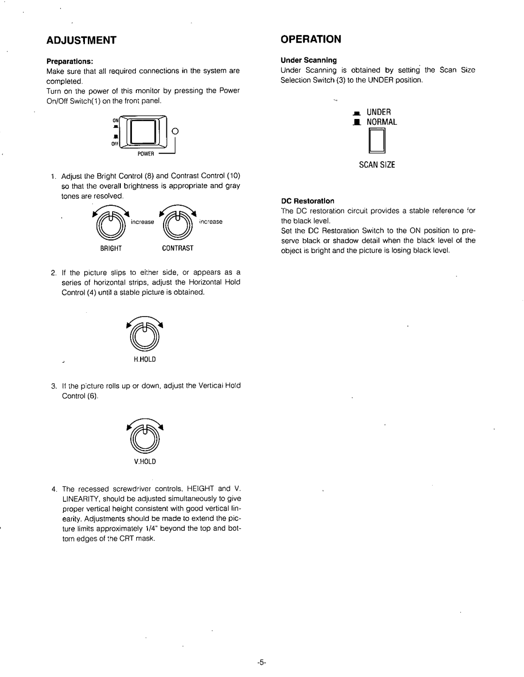 Panasonic WV-BM1400 manual 