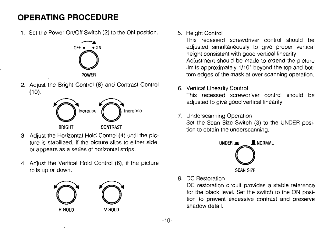 Panasonic WV-BM1900 manual 