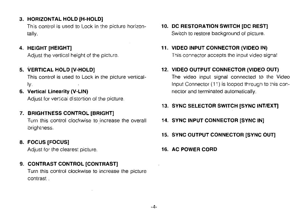 Panasonic WV-BM500, WV-BM503 manual 