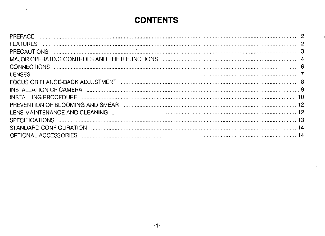 Panasonic WV-BP70 manual 