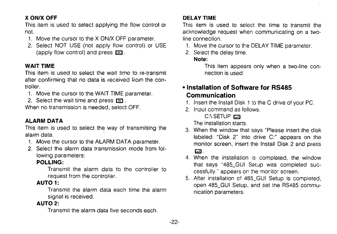 Panasonic WV-BPR554, WV-BPR550 manual 