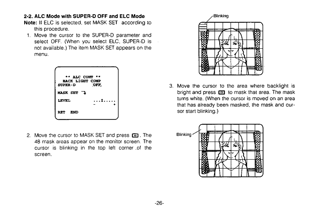 Panasonic WV-BPR554, WV-BPR550 manual 