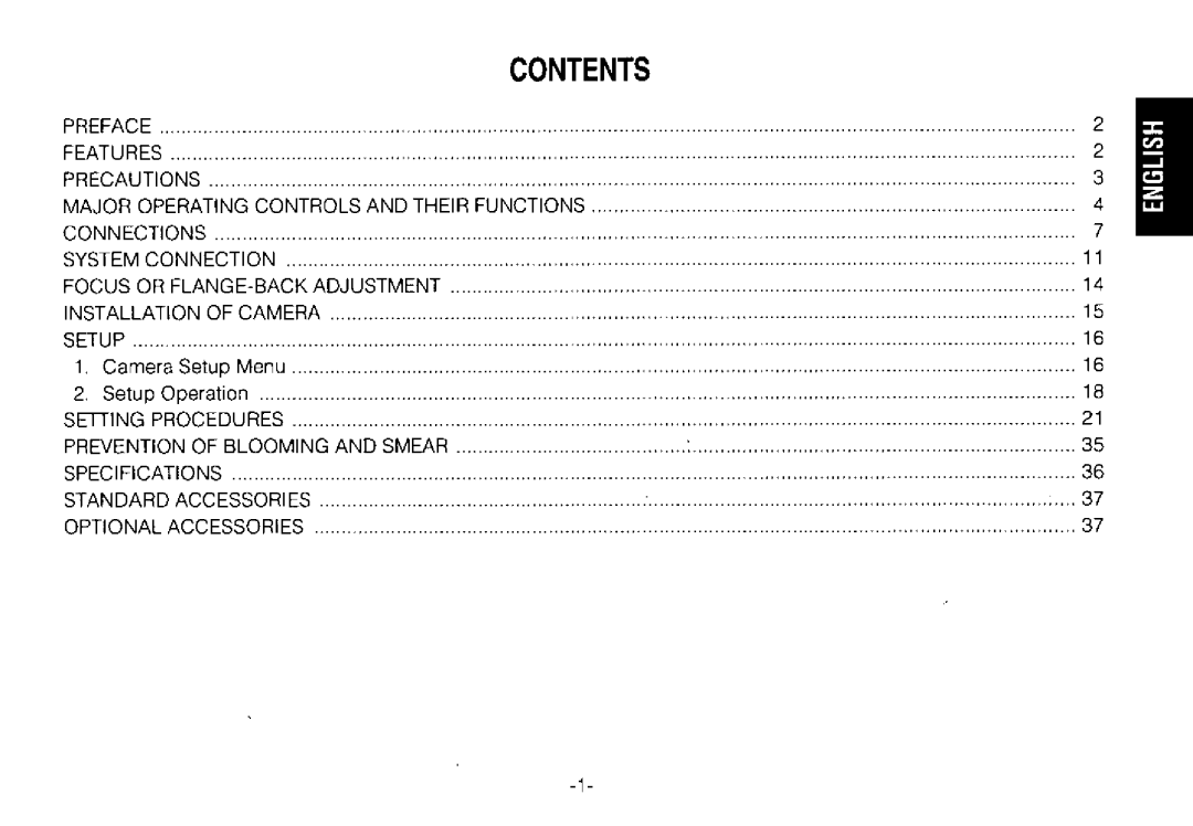 Panasonic WV-BPR550, WV-BPR554 manual 