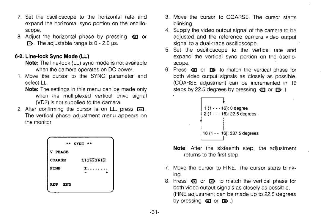 Panasonic WV-BPR550, WV-BPR554 manual 