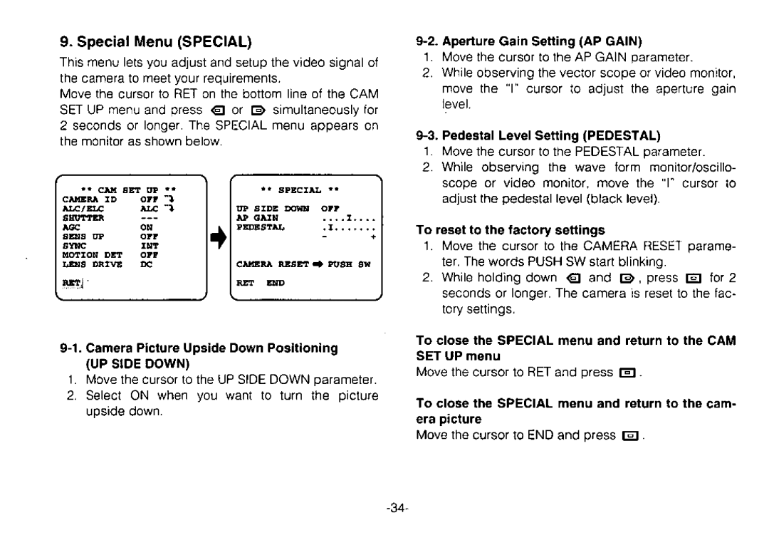 Panasonic WV-BPR554, WV-BPR550 manual 