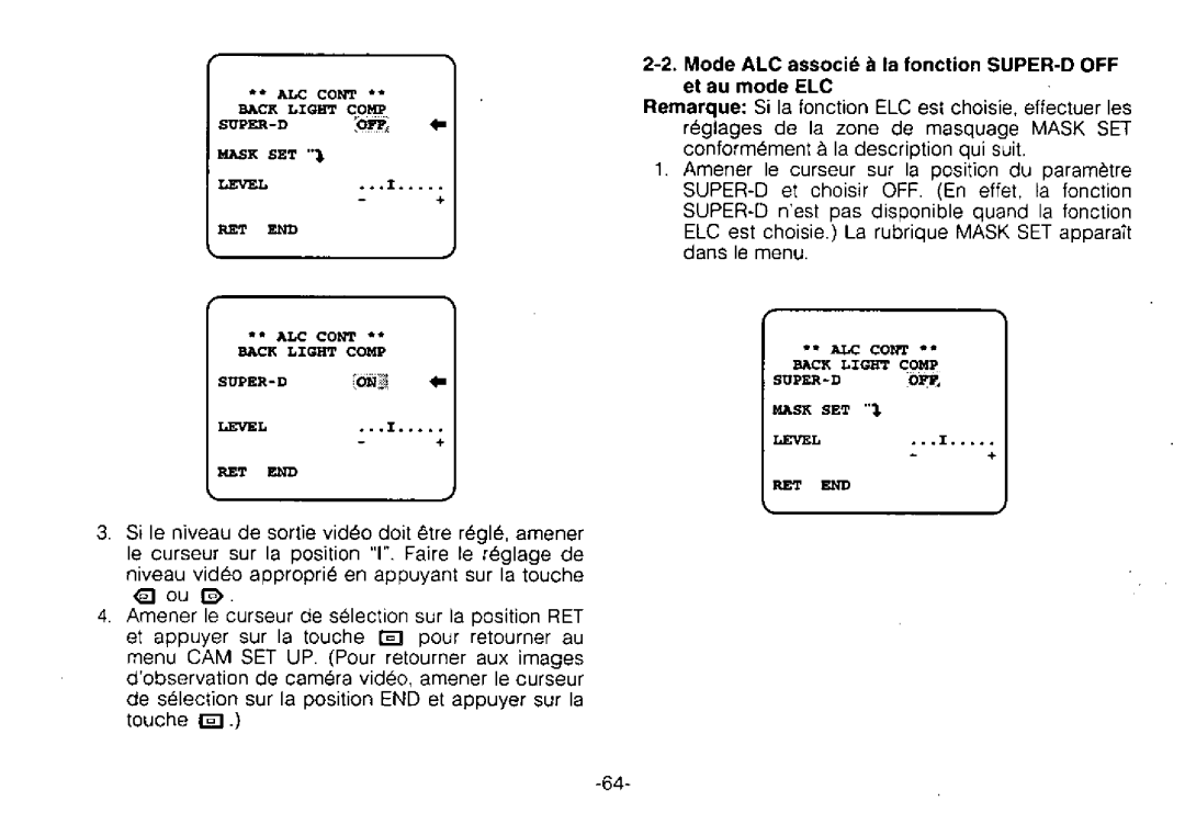 Panasonic WV-BPR554, WV-BPR550 manual 