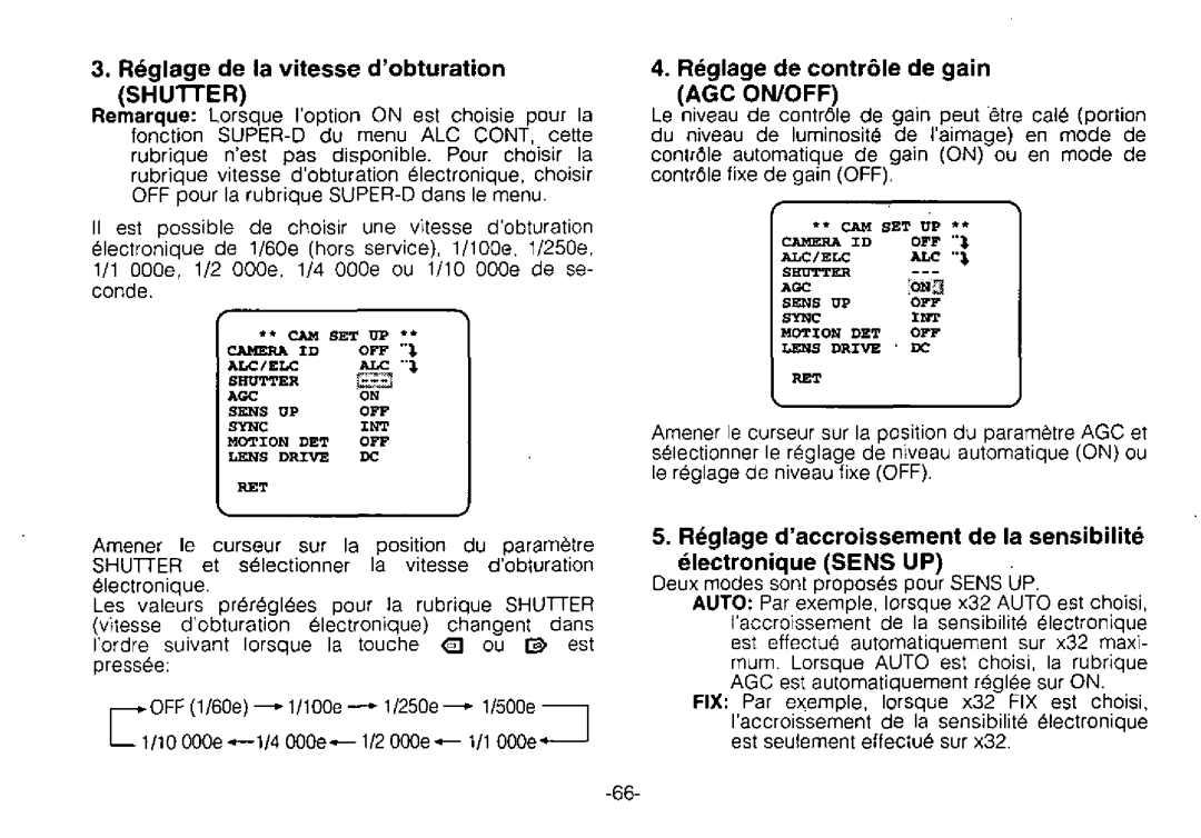 Panasonic WV-BPR554, WV-BPR550 manual 