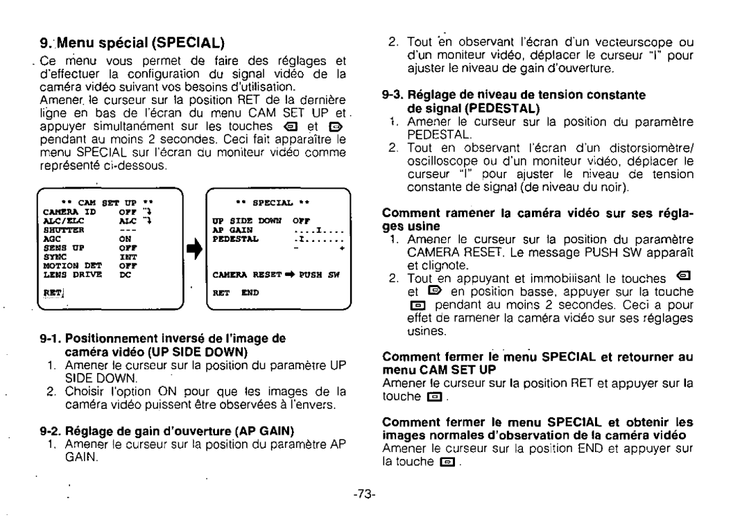 Panasonic WV-BPR550, WV-BPR554 manual 