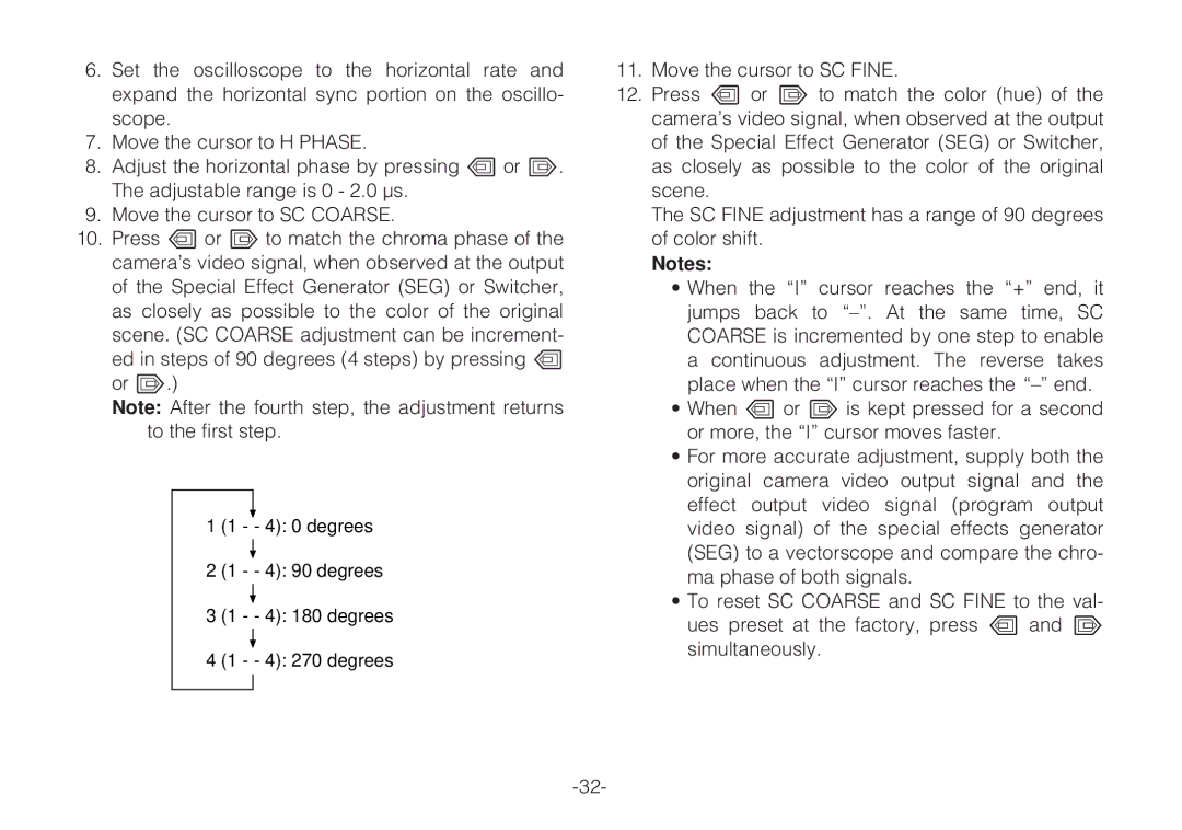 Panasonic WV-C L920A, WV-C L924A operating instructions 