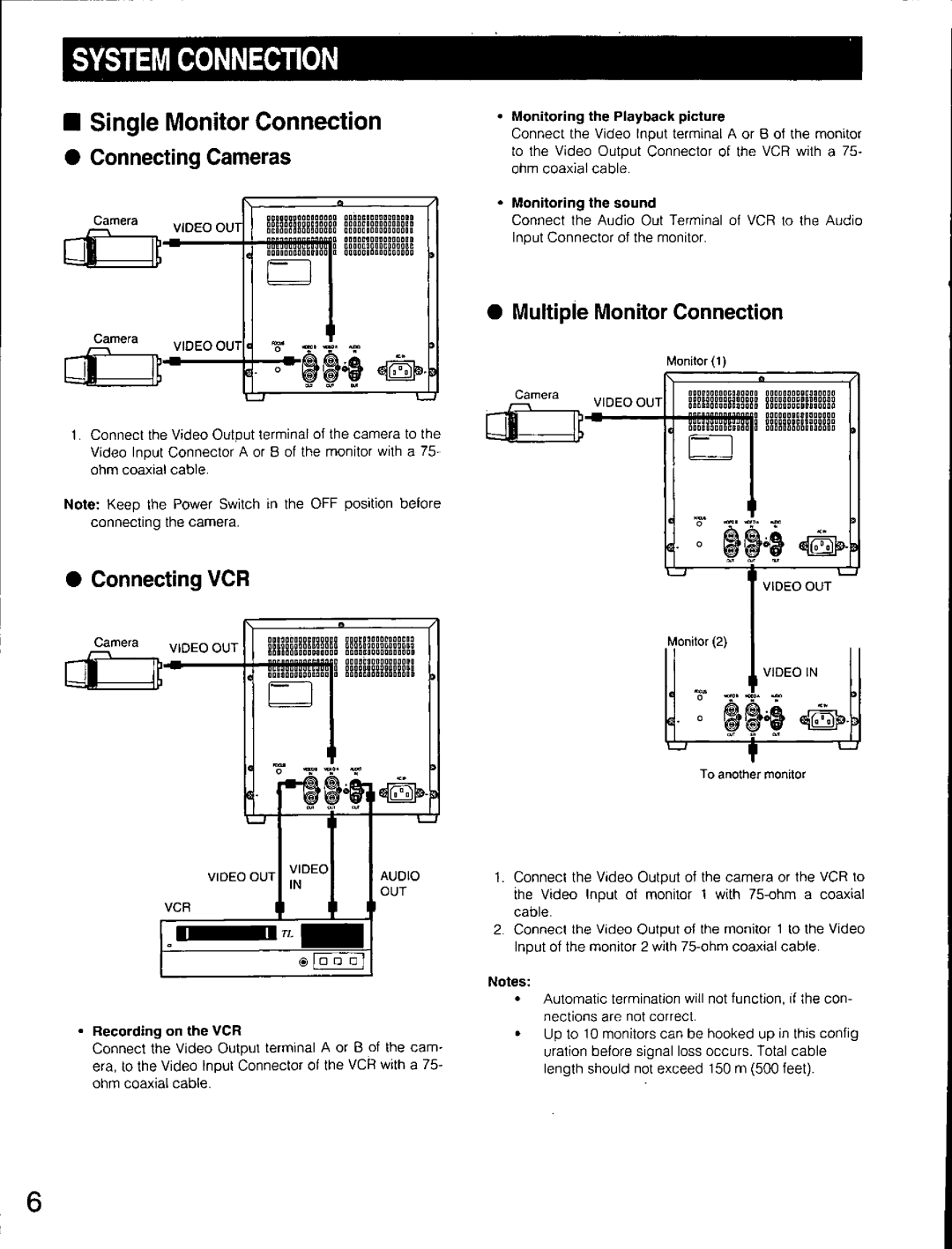 Panasonic WV-CM1020 manual 