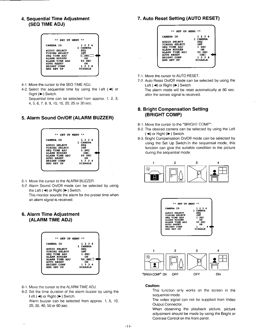 Panasonic WV-CM143 manual 