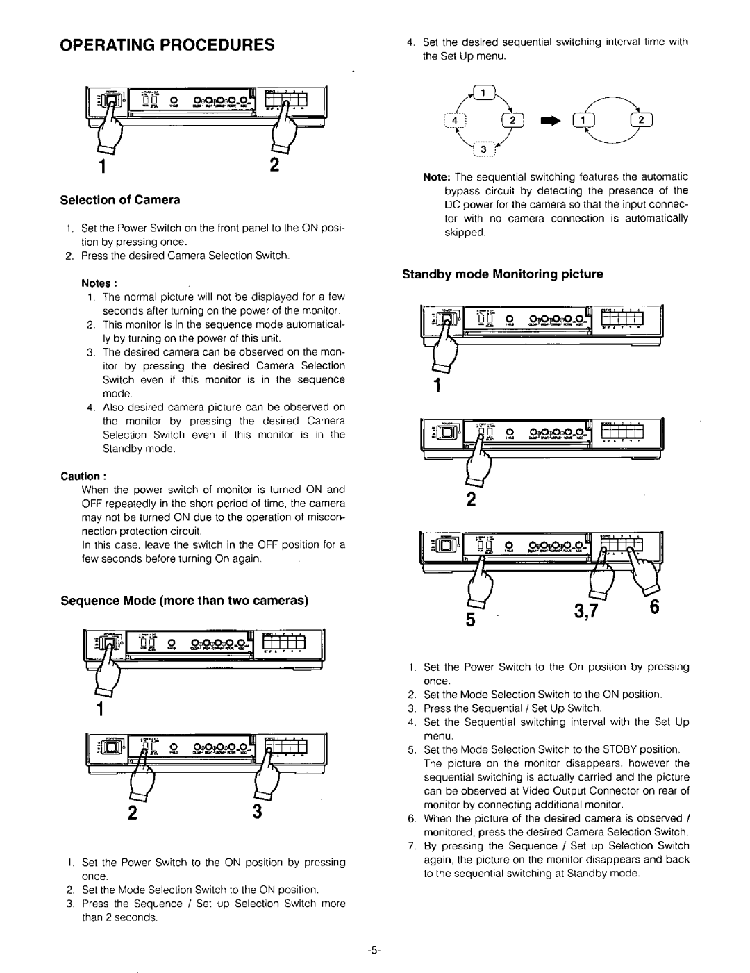 Panasonic WV-CM143 manual 